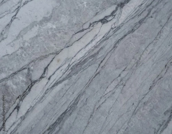 Obraz Grey Marble Texture. Generated AI