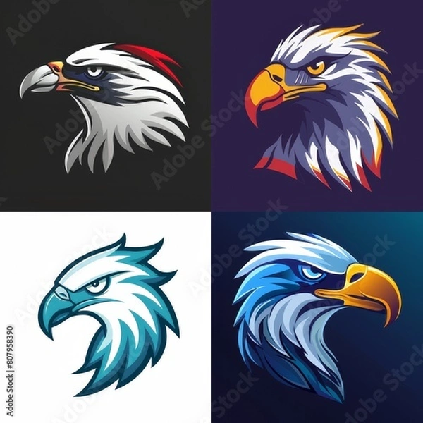 Obraz Stylized bald eagle