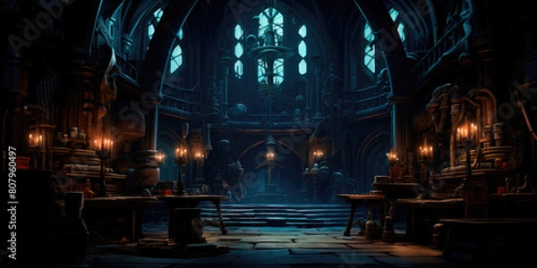 Obraz Chamber Anime or Animation Background