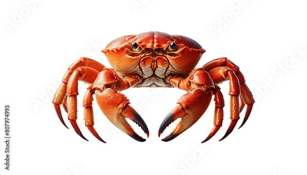 Obraz Crab isolated on white background
