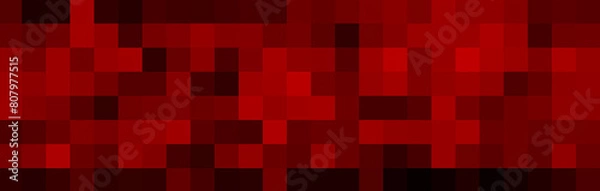 Fototapeta red pixel color palette square mosaic grid pixelate abstract minecraft background