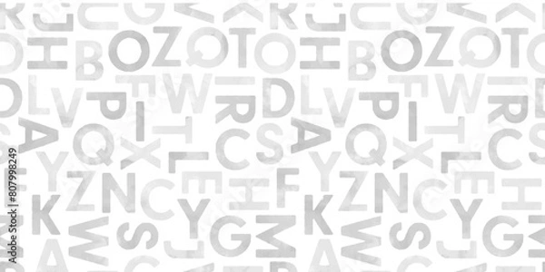 Fototapeta 水彩アルファベットのシームレスパターン
Watercolor alphabet background. Seamless pattern.Vector. 