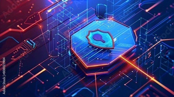 Fototapeta computer circuit board