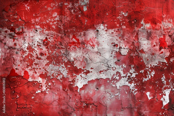 Fototapeta Abstract Grunge Texture Background. Red graffiti. Art banner background
