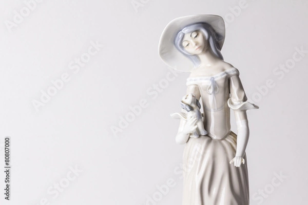Obraz Figura de porcelana