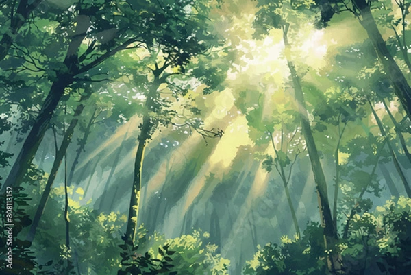 Fototapeta VECTOR ART ILLUSTRATION wonderland freeze covered january scenery sun sunlight frosty seasonal outdoors road river travel beauty mountain scenic water holiday natural snow winter landscape nature