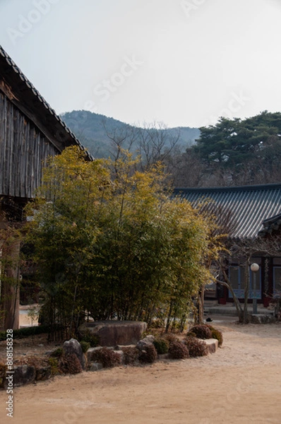 Obraz old house in the mountains