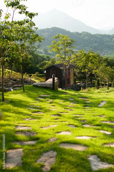 Obraz bridge in the park