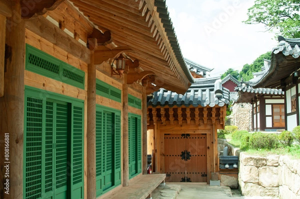 Fototapeta korean temple architecture