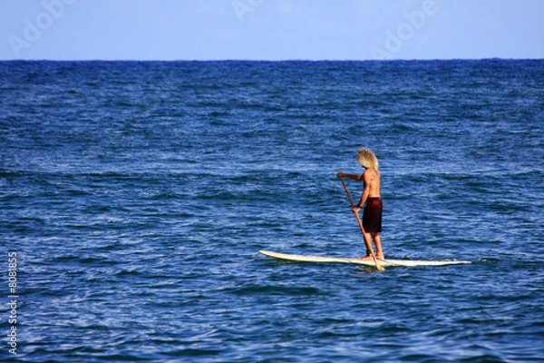 Obraz Lone Paddleboarder