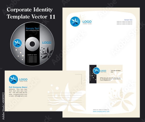 Obraz Corporate Vector Business Template 11