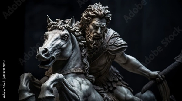 Obraz Sculpture of mythical creature exhibiting distinct characteristics