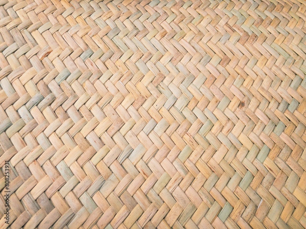 Fototapeta The bedroll used in Central America and Mexico is called petate, woven from the fibers of the peat palm or stingray palm (Leucothrinax morrisii).