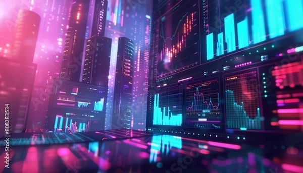 Obraz Concept of financial management in corporations