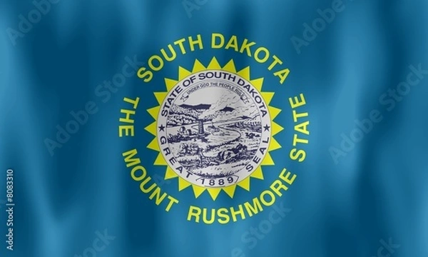 Obraz south dakota flag drapeau dakota sud