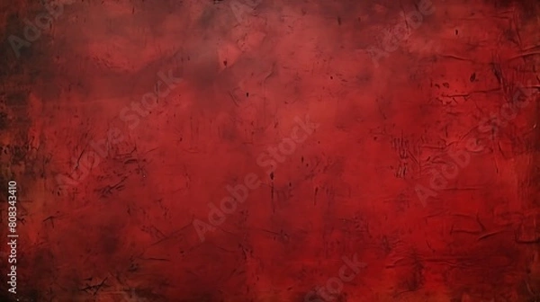 Fototapeta rustic background with red paint