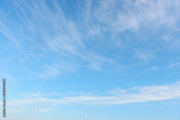 Fototapeta colorful dramatic sky with cloud at sunset