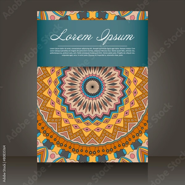 Fototapeta vector colorful brochure