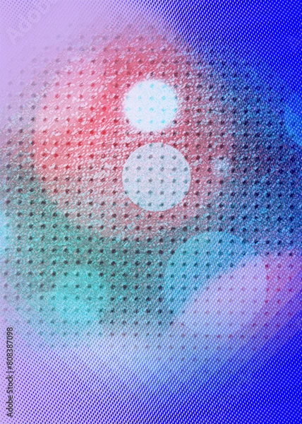 Fototapeta Blue bokeh background banner for Party, greetings, poster, ad, events, and various design works