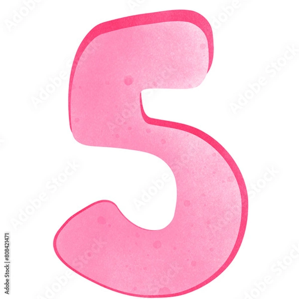 Obraz Numbers 0-10 Hand-Drawn Typography