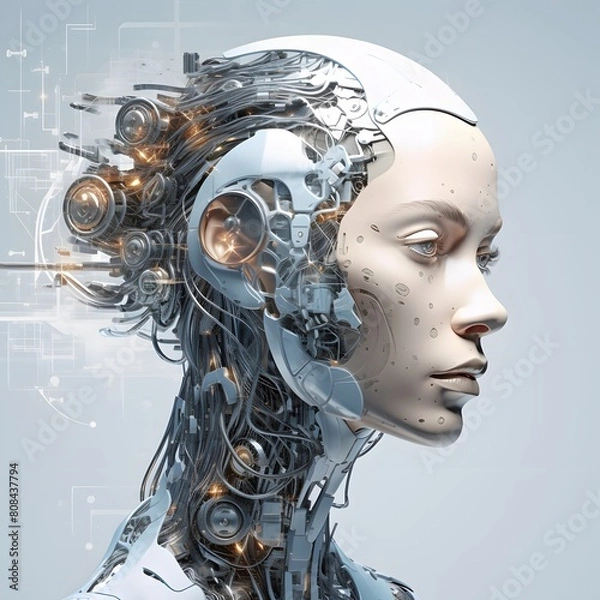 Obraz Artificial Intelligence concept. Generative AI.