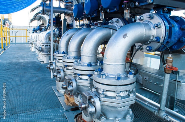 Obraz Oil Tank Factory plant.