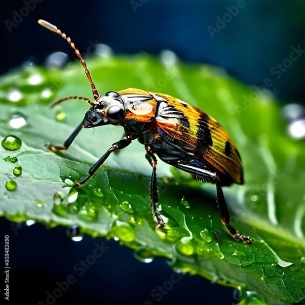 Fototapeta bug on leaf