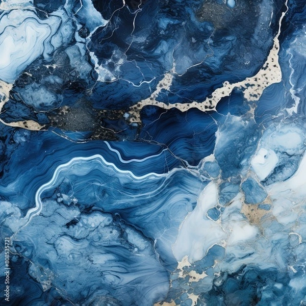 Obraz seamless pattern with ice on the water