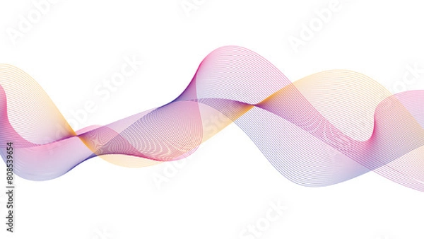 Fototapeta Abstract Wavy background with business lines, business curve lines, graphic element vector illustration background	
