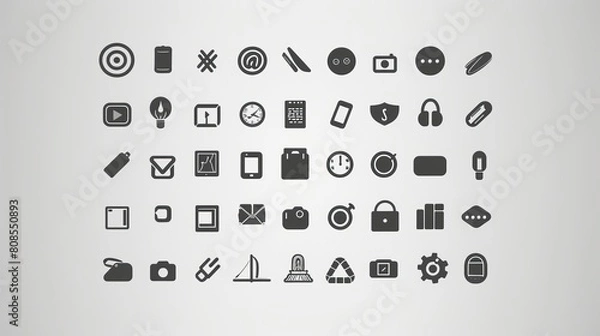 Obraz Business icon set