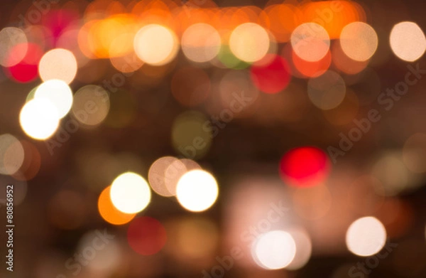 Fototapeta Light bokeh background