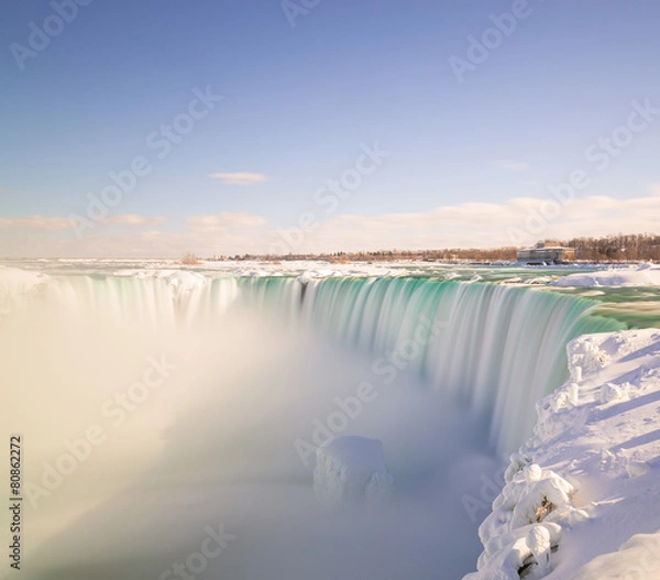 Obraz Podkowy upada zimą
