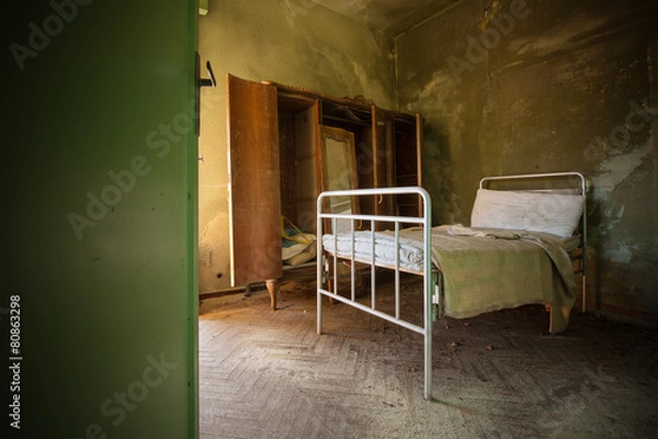 Obraz abandoned bedroom