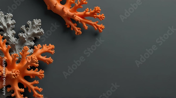 Fototapeta Underwater world. Coral reef and fishes in Red sea at Egypt. Generative .Ai 
