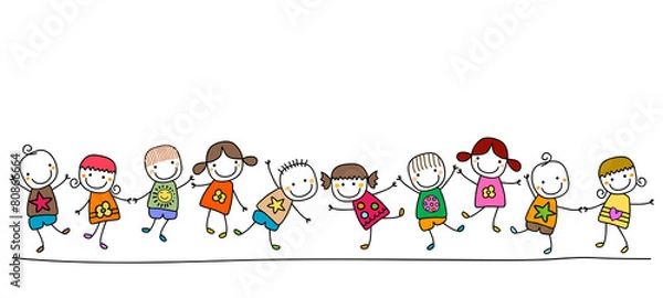 Obraz szczęśliwe dzieci