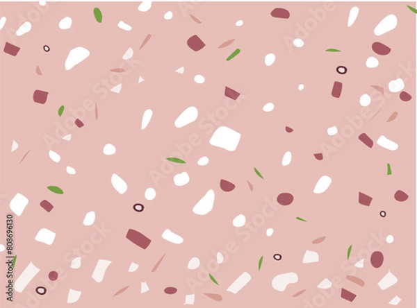 Fototapeta background of Mortadella Bologna Vegan. Simple flat style vector illustration