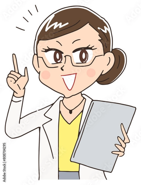 Obraz 医師 美容研究家の女性