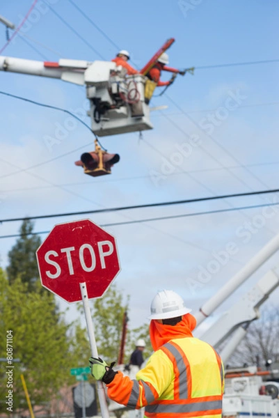 Fototapeta Traffic Guard