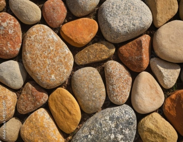 Obraz Bedrock Foundation Sand and Brickwork Floor, Generated AI