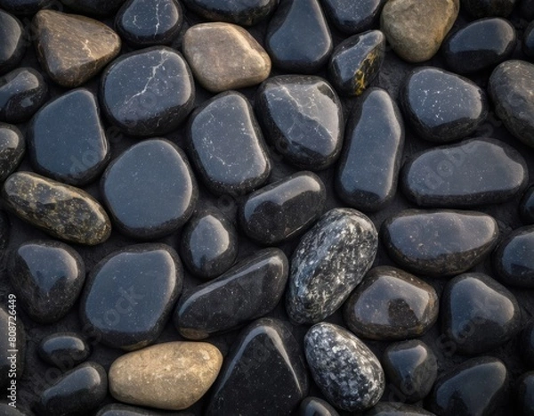 Obraz Bedrock Foundation Sand and Brickwork Floor, Generated AI