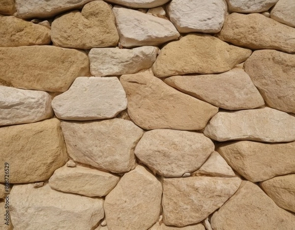 Obraz Bedrock Foundation Sand and Brickwork Floor, Generated AI