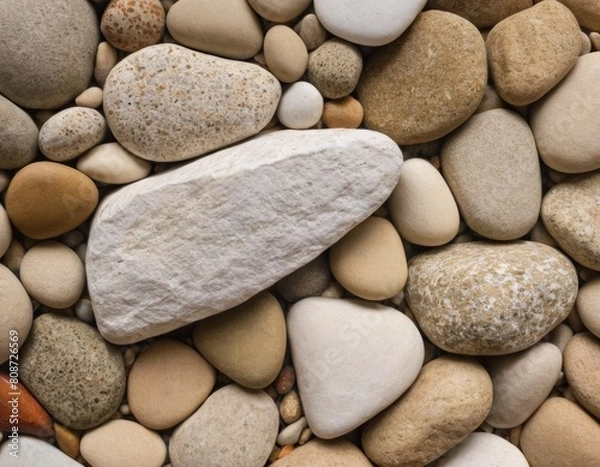 Obraz Bedrock Foundation Sand and Brickwork Floor, Generated AI