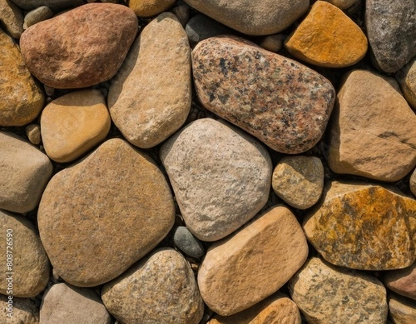 Obraz Bedrock Foundation Sand and Brickwork Floor, Generated AI