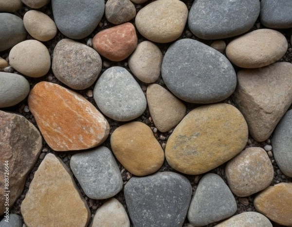 Obraz Bedrock Foundation Sand and Brickwork Floor, Generated AI