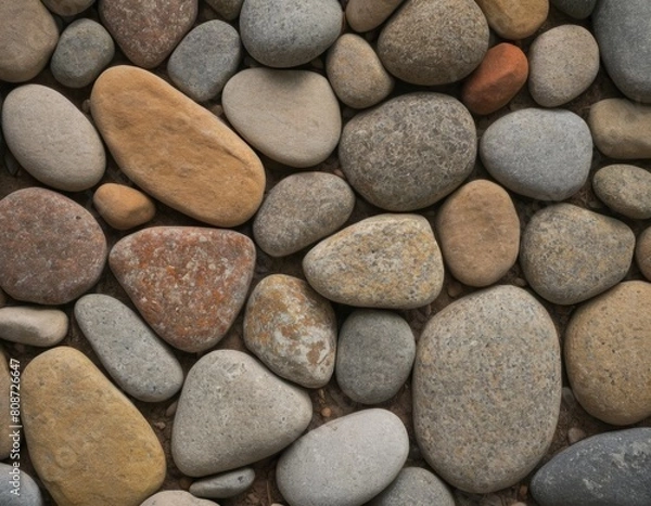 Obraz Bedrock Foundation Sand and Brickwork Floor, Generated AI