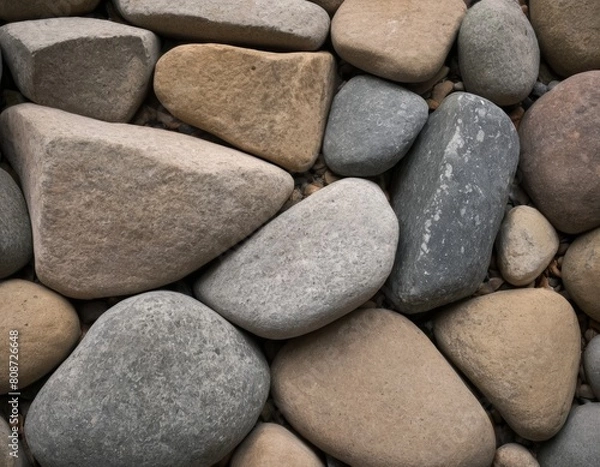 Obraz Bedrock Foundation Sand and Brickwork Floor, Generated AI