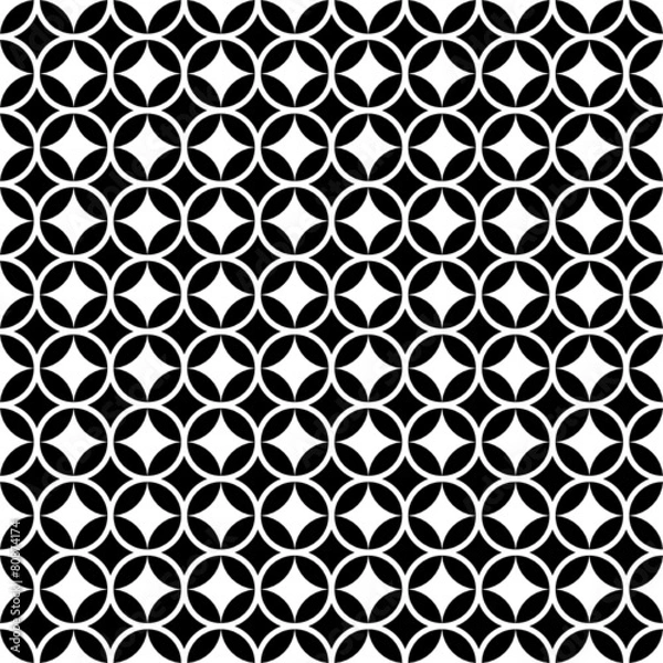 Obraz black and white pattern
