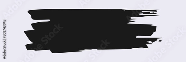 Obraz ink Brush Stroke, Dirty textures of banners, boxe, frames and design element