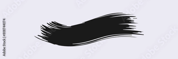 Fototapeta ink Brush Stroke, Dirty textures of banners, boxe, frames and design element