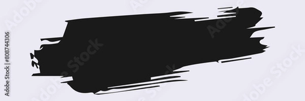 Obraz ink Brush Stroke, Dirty textures of banners, boxe, frames and design element